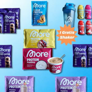 XXL Protein Box - MORE Nutrition - (Zerup, Clear Whey, Protein Iced Coffee, Protein Milkshake, Protein Sahne, Protein Grießpudding, Protein Pudding, Shaker)